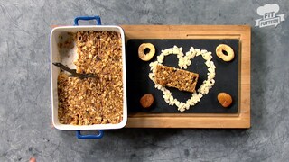 Granola bars are easy to make at home—and these taste incredibly good. Enjoy with FITfuttern!