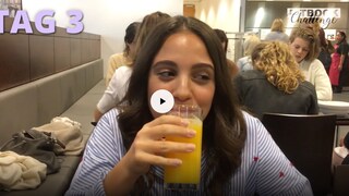 Sara Sievert with orange juice