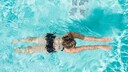 Woman Swims