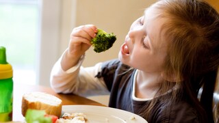 Children often don't like eating vegetables.