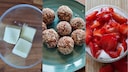 healthy dessert recipes: Avocado Ice Cream, Energy Balls, and "Strawberry Cheesecake"