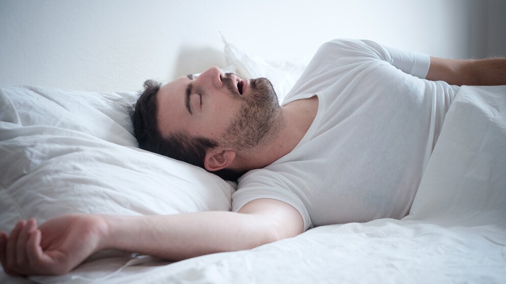Man With Sleep Apnea