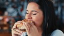 Too Much Protein: Woman Eats Egg Sandwich