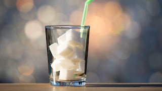 Sugar Addiction: Sugar Cubes in a Glass