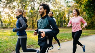 If you train in zone 2, it is still possible to talk to a partner while running.