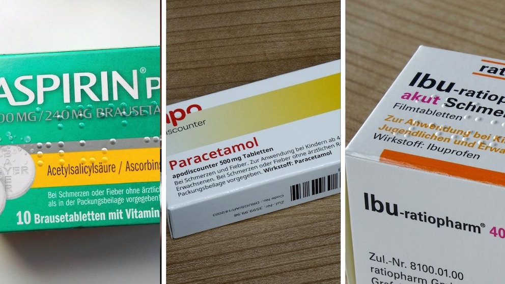 Aspirin, paracetamol and ibuprofen