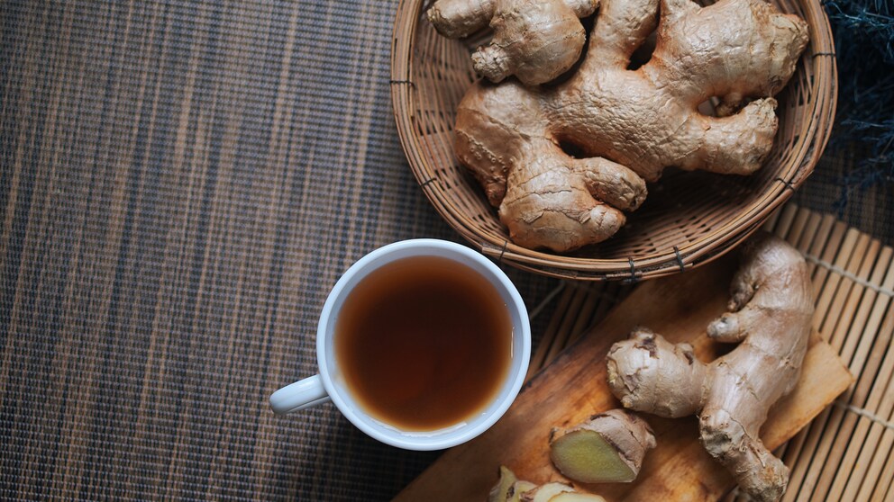 Ginger tea has many health benefits.