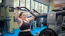 Fitness is important for your health: Woman in the gym