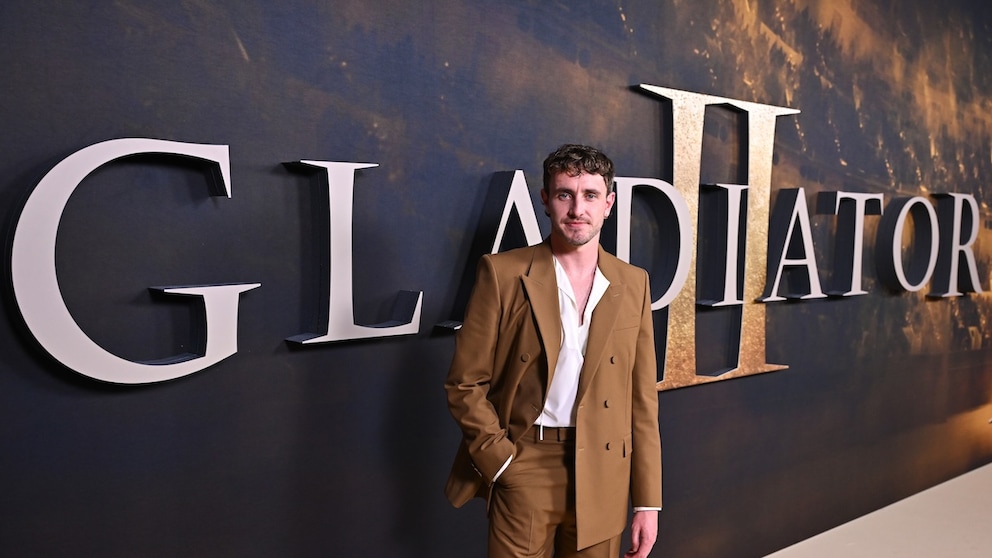 Paul Mescal at the "Gladiator II" premiere in Sydney