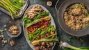 The portfolio diet focuses primarily on plant-based foods