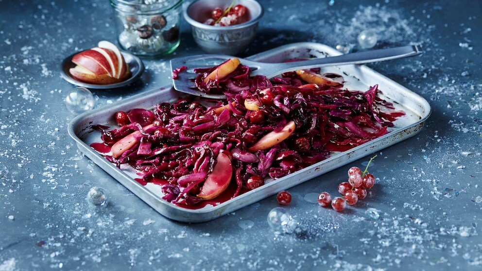 Red cabbage is healthy