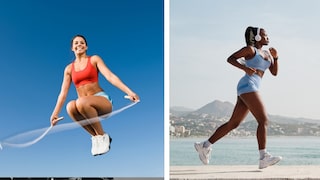 Jumping rope and jogging are good for your stamina