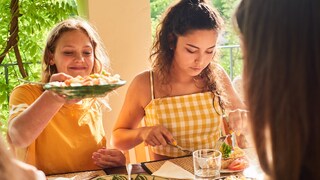 Teenager at Mealtime