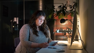 Individual with overweight learns