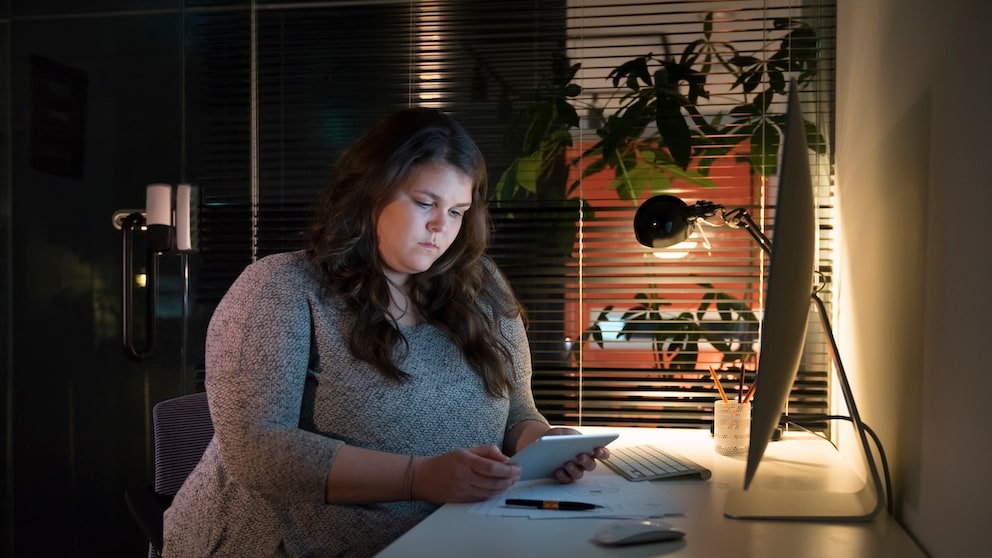 Individual with overweight learns