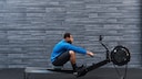 Man doing a rowing workout