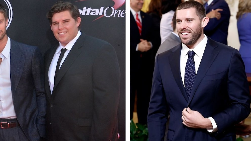 Christopher Schwarzenegger in Summer 2017 and Spring 2024