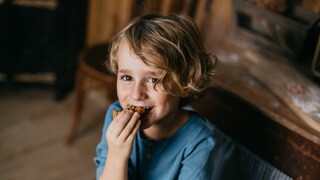 Child Eats a Cookie