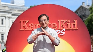 Jackie Chan at a Premiere for "Karate Kid: Legends"