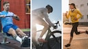 Rowing, Cycling, Running in a Fitness Comparison