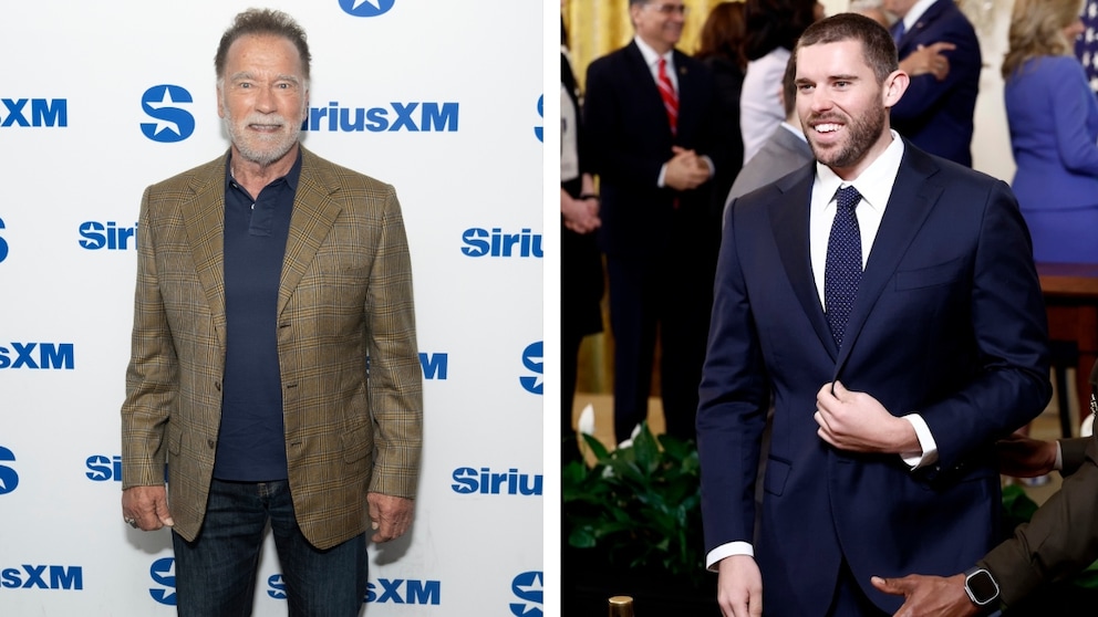 Arnold Schwarzenegger is proud of his son Christopher