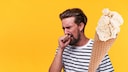 Coughing While Eating Ice Cream
