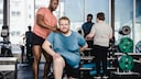 Man Aims to Lose Weight Through Training