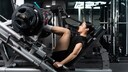 Different exercises can be performed on the leg press.