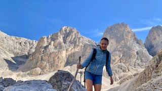 FITBOOK Editor Anna Echtermeyer in the Mountains