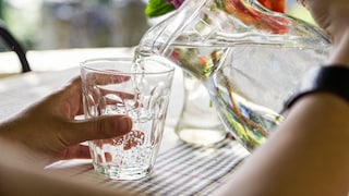 There is a connection between the amount of water one drinks and being overweight.