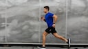 A man doing cardio training