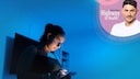 The type of light in the evening can affect the release of the sleep hormone melatonin, according to a study.