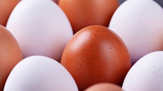 Brown and White Eggs