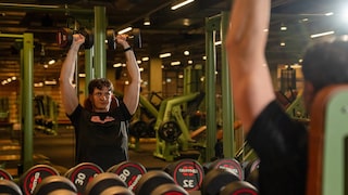 Dumbbell shoulder presses can be better than barbell presses.