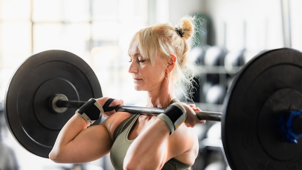 Woman Lifts Weight
