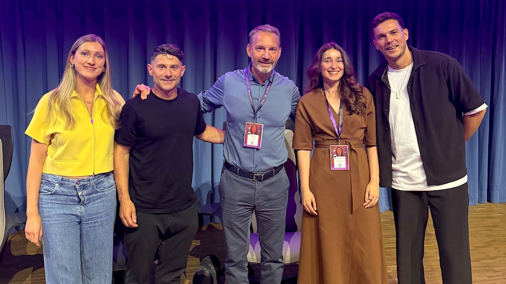 Dr. Luisa Werner, Nuno Alves, Ari Bizimis, Ronny Szelinsky, and Sophie Chabloz (from left to right)