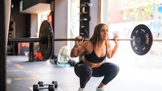 squat woman
