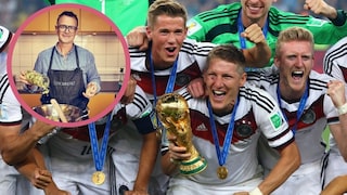 Chef Holger Stromberg; Bastian Schweinsteiger, André Schürrle, and others.