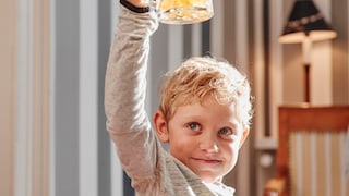 Child Lifts Beer Stein