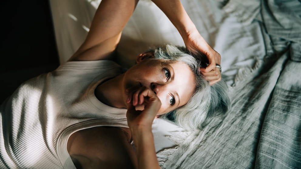 Woman Under the Influence of Menopause on Her Brain