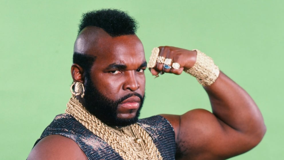 Mr. T became famous in the 1980s through the series "The A-Team."