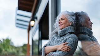 Woman is healthy in postmenopause