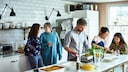 Interior designer offers tips on how to properly set up an open-plan kitchen.