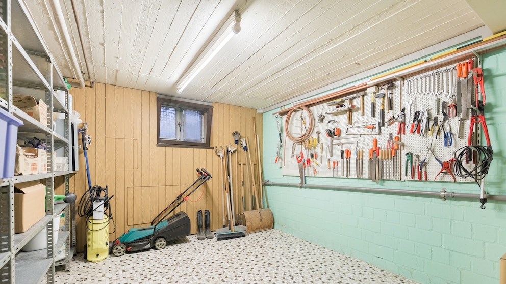 A Basement with Workshop