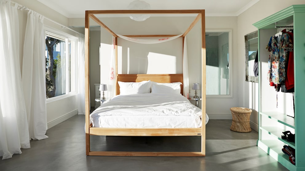 A Canopy Bed in the Bedroom