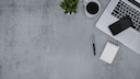 A Tidy Desk From a Bird's-Eye View