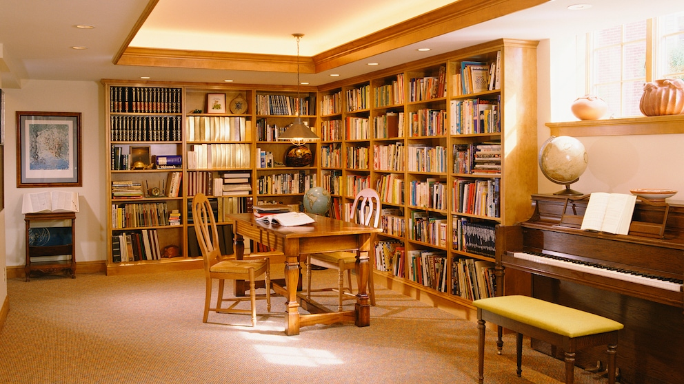 A basement is ideal for pursuing hobbies.
