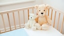 Crib with Stuffed Animals