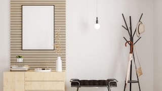 Bright Hallway with Dark Contrasts