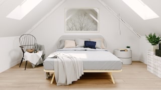 Scandinavian Bedroom Under the Roof